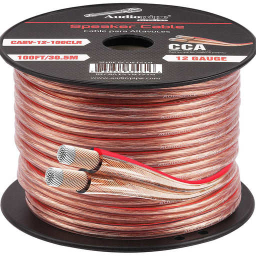 CABLE12100 Audiopipe 100 foot 12/2 Gauge Speaker Wire