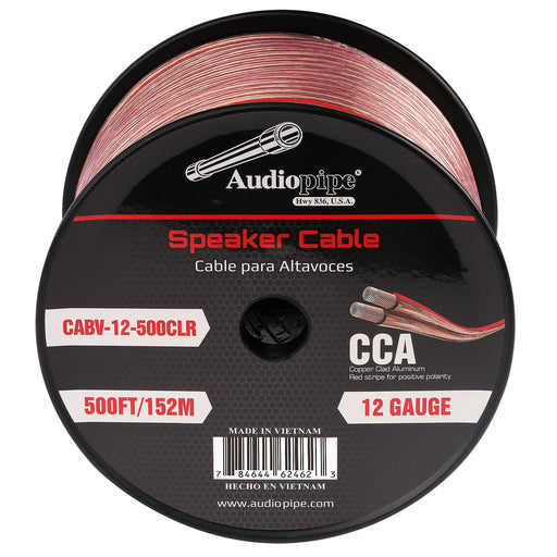 CABLE12500 Audiopipe 500' 12 Gauge Speaker Wire