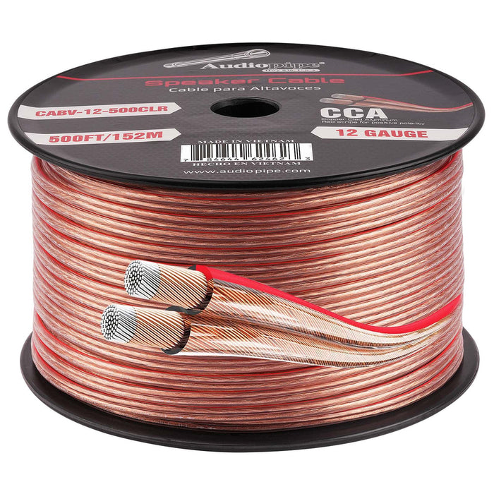 CABLE12500 Audiopipe 500' 12 Gauge Speaker Wire