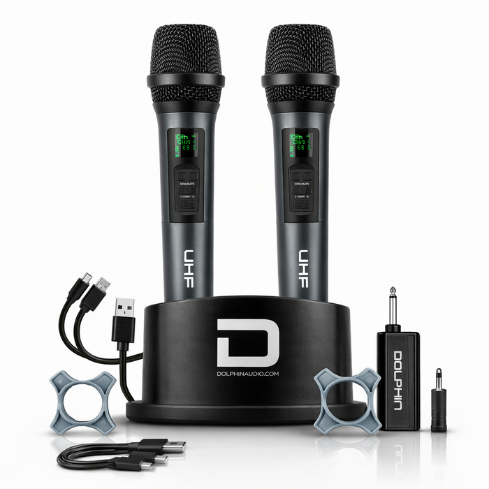 MCX-852 Dolphin UHF Wireless Dual Microphone System