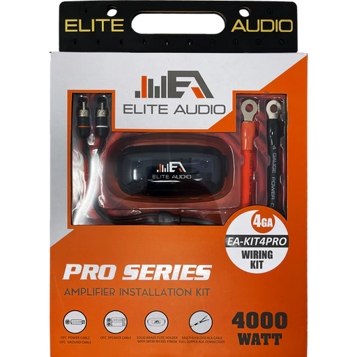 EA-PROK4-EC Elite Pro All Copper 4 Ga Install Kit