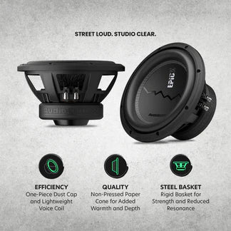 AC-EPICX10D4 Audio Control 10 DVC Woofer 4 ohm ^C