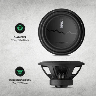 AC-EPICX12D4 Audio Control 12 DVC Woofer 4ohm ^C