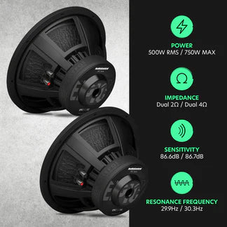 AC-EPICX12D4 Audio Control 12 DVC Woofer 4ohm ^C