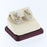 F35-7 (L30) Single Earring Display Beige - Brown