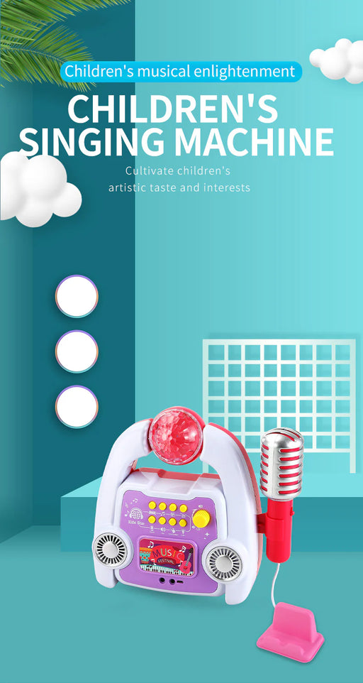 HK-8198B Karaoke Set Mic, Stand, MP3 Player