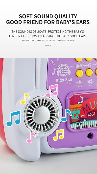 HK-8198B Karaoke Set Mic, Stand, MP3 Player