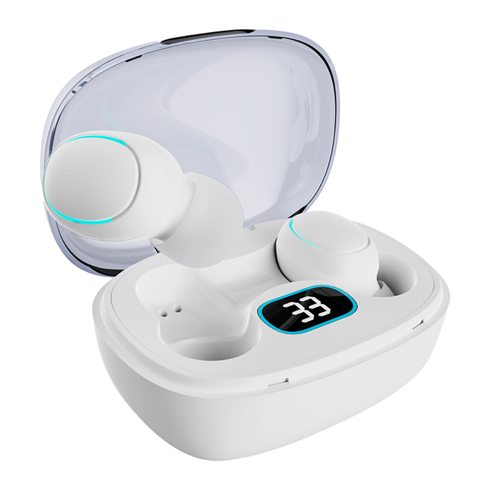 HP-E50 WHT QFX IPx-4 Splashproof TWS Earbud in White