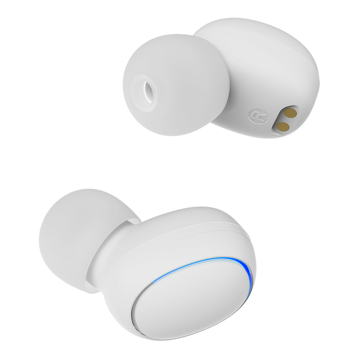 HP-E50 WHT QFX IPx-4 Splashproof TWS Earbud in White