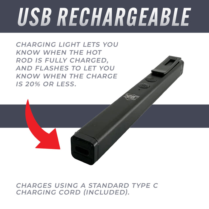 SWHR50BK Streetwise Hotrod Stun Gun-Light