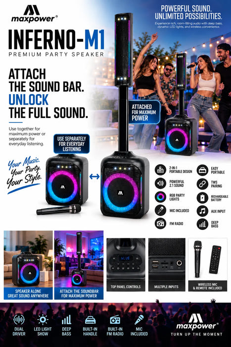 MPD866XB Maxpower Inferno-M1 Line Array System