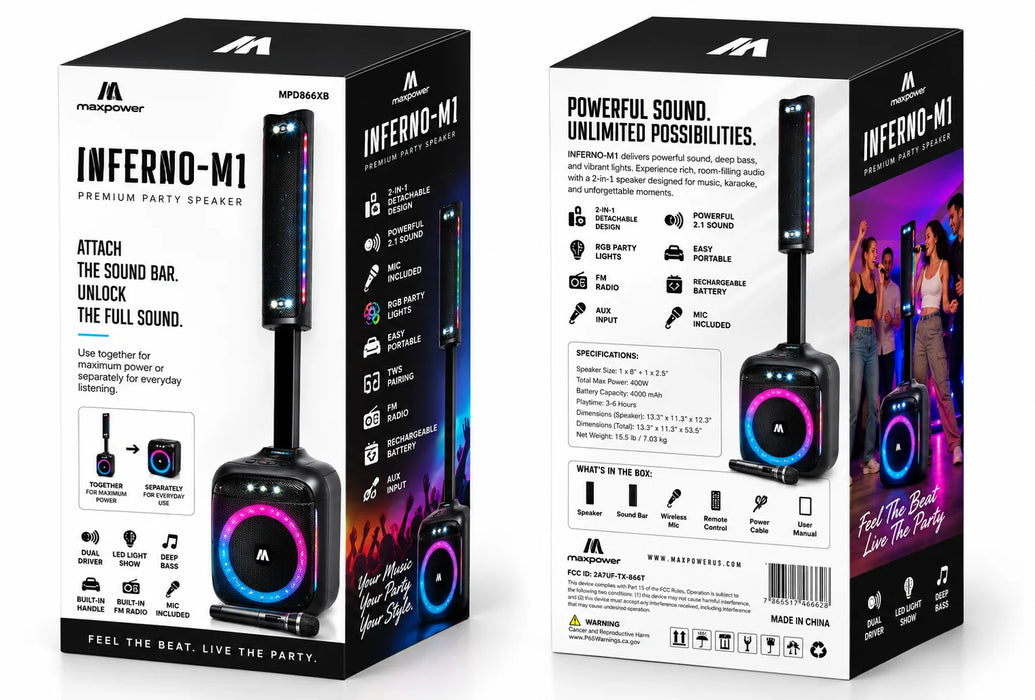 MPD866XB Maxpower Inferno-M1 Line Array System