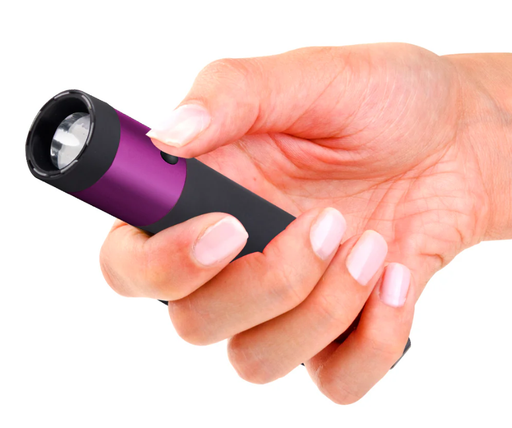 SG-DIY-PR GD Ivy Flashlight Stun Gun-Purple