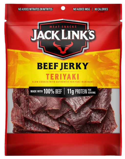 10000007619 Jack Links 2.85oz Teriyaki Beef Jerky