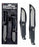 KHK1185-2-BB 2pc Black RubberHandle Hunting Knife Set