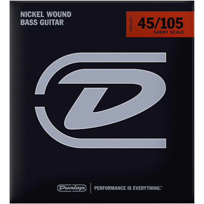 Dunlop DBN45105 Nickel Plated Bass Strings  Medium 045 -105