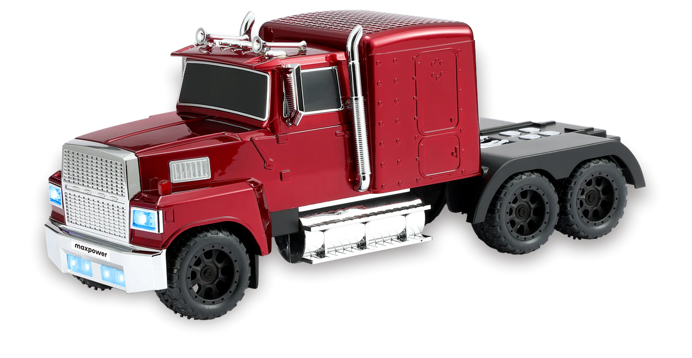 MC570-RED Big Rig Diesel Truck BT Speaker-RED