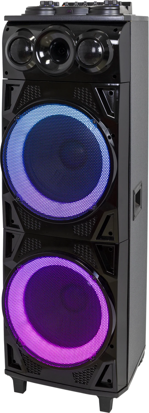 INFERNO-12 MaxPower 2 x12 BT Karaoke Speaker W/Mic