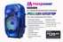 MPD492-BLU Maxpower Lightshow BT Speaker-Blue