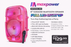 MPD492-RD Maxpower Lightshow BT Speaker-Red