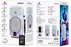 MPD492-W Maxpower Lightshow BT Speaker-White