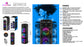 MPD813 Maxpower 3x8 BT Karaoke Speaker