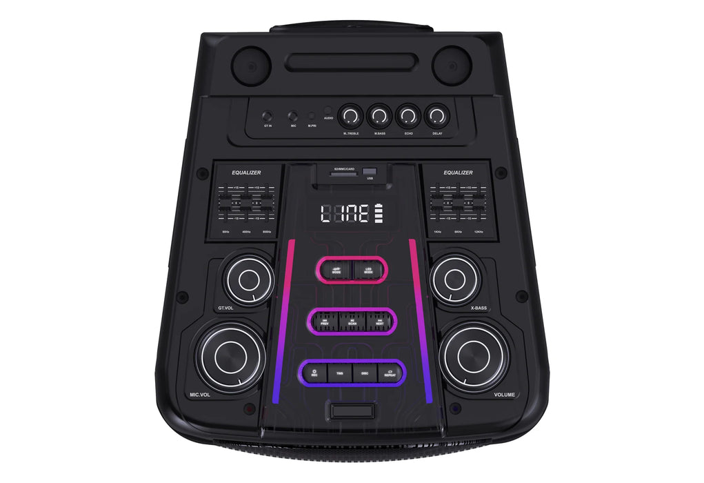 MPD1272XB Thunder12-2x12 X-BASS LED -Wireless Mic