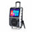 KB-85R Dolphin Portable Rechargeable Karaoke Machine 14.1" Touchscreen Monitor