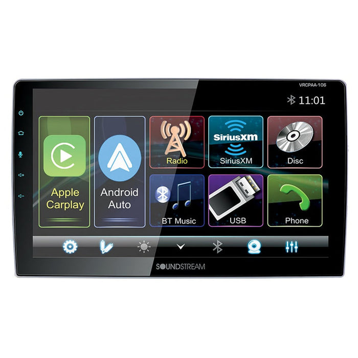 VRCPAA-106 SS 2x Din 10.6 DVD Carplay Android