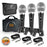 PDMICKT34 Pyle Dynamic Microphone Kit With 3 Mics And Cables