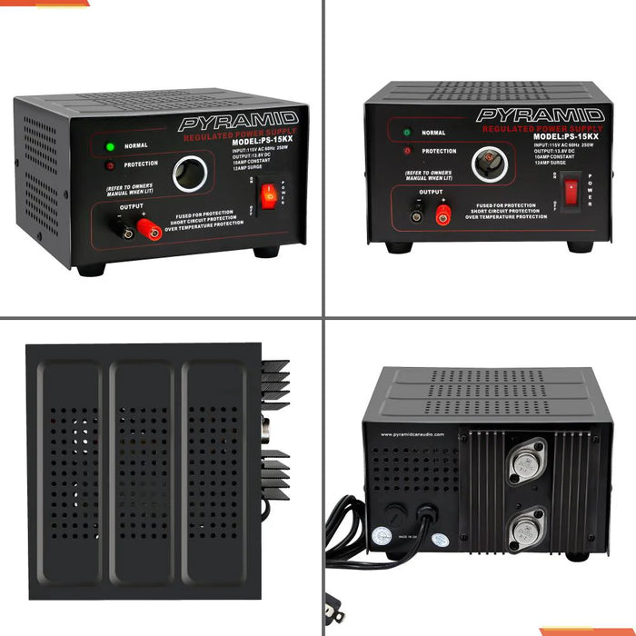 PS15K.5 10 AMP 13.8V Power Supply W/Lighter Plug