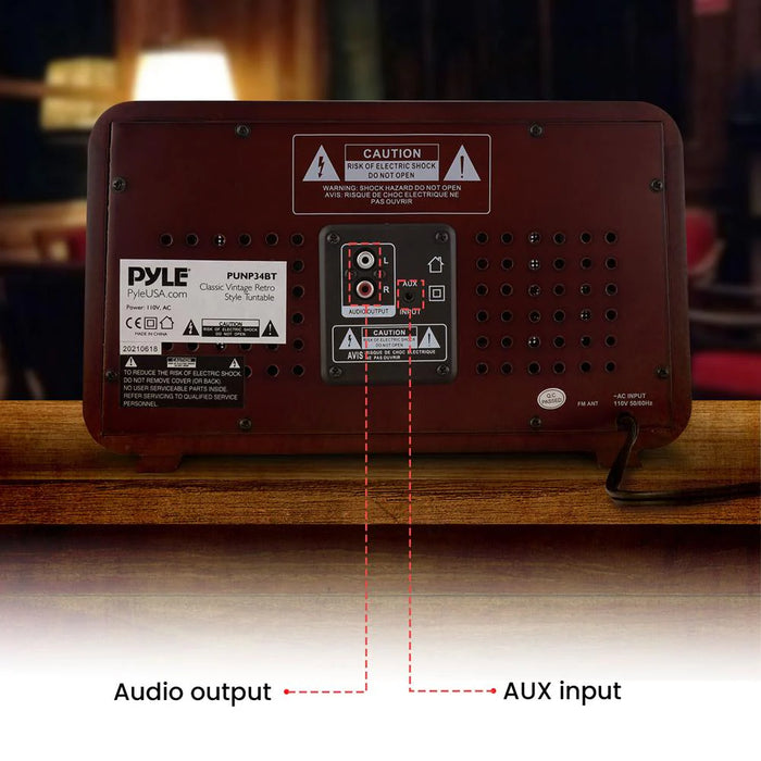 PUNP34BT Classic-Style Bluetooth Radio System