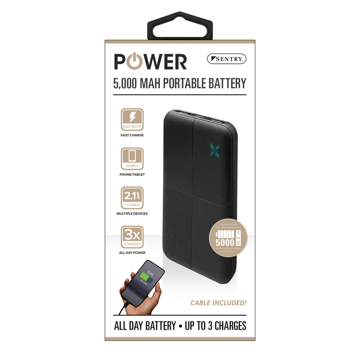 PW5000 Sentry Power 5000 mAh Portable Battery