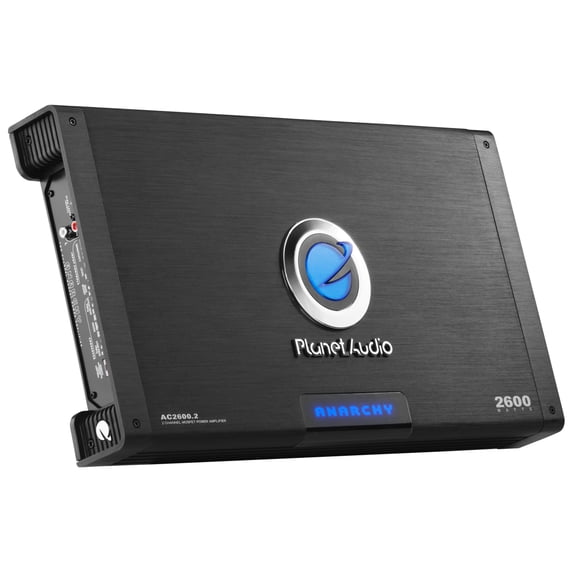 AC2600.2  Planet Audio Anarchy Series  2600W  2-Channel Amp