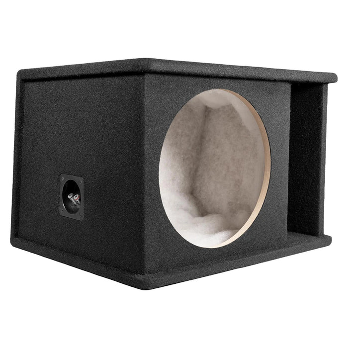 QP-HP112V Single 12 Curved Vent Port - Empty Woofer Enclosure