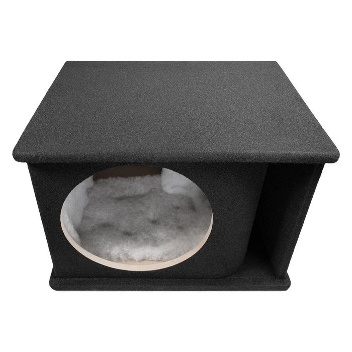 QP-HP112V Single 12 Curved Vent Port - Empty Woofer Enclosure