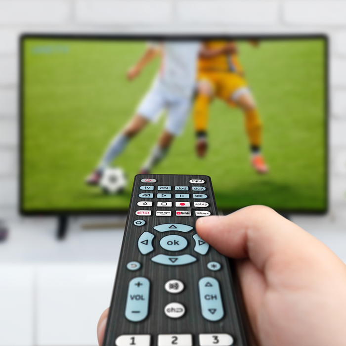 REM-13 SILVER QFX 4 in1 Smart-Streaming Remote-Silver