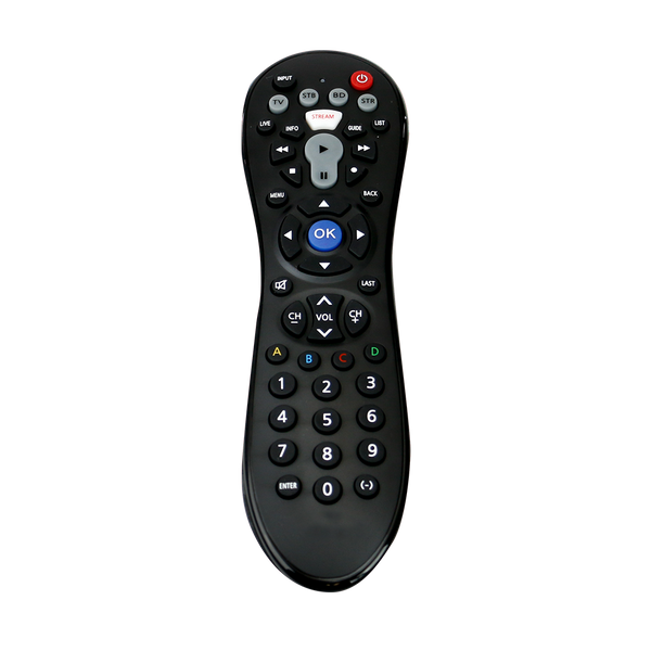 REM-20 QFX 4-in-1 Universal TV And Streaming Remote Control With 