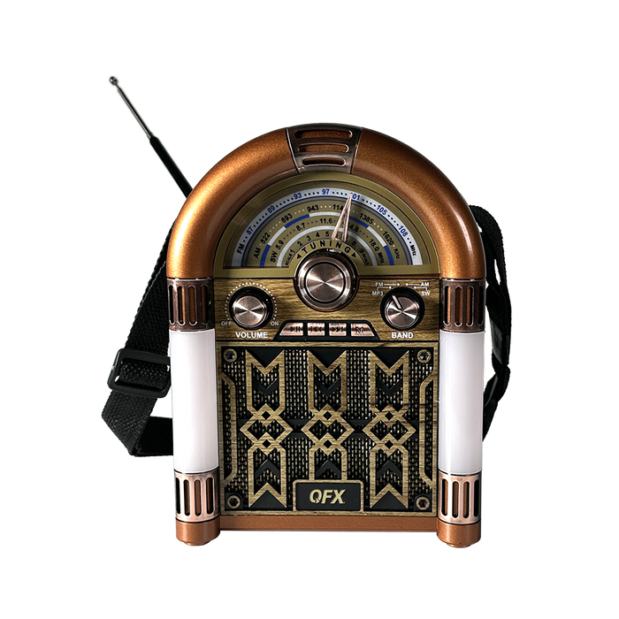 RETRO-1939 QFX Retro JukeBox AM/FM/SW Radio