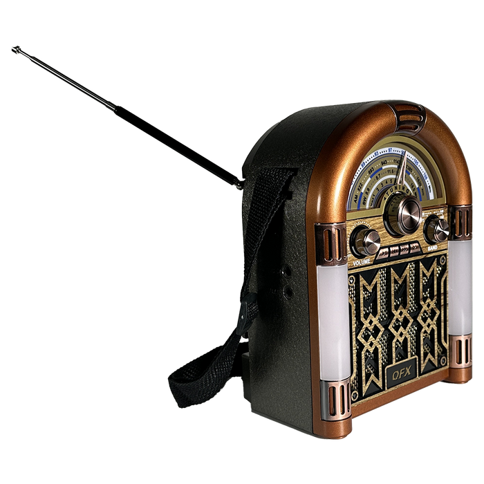 RETRO-1939 QFX Retro JukeBox AM/FM/SW Radio