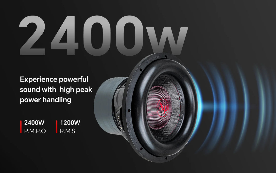 TXX-BDC-V-12 Audiopipe Quinta 5 Stack 2400 watt Composite Cone Subwoofer