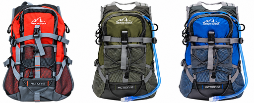 XHB-049-ASST Hydration Pack 2L Assorted Colors