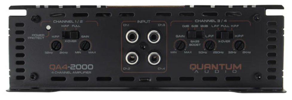 QA4-2000 Quantum Bridgeable 4 Channel Amp 1000W