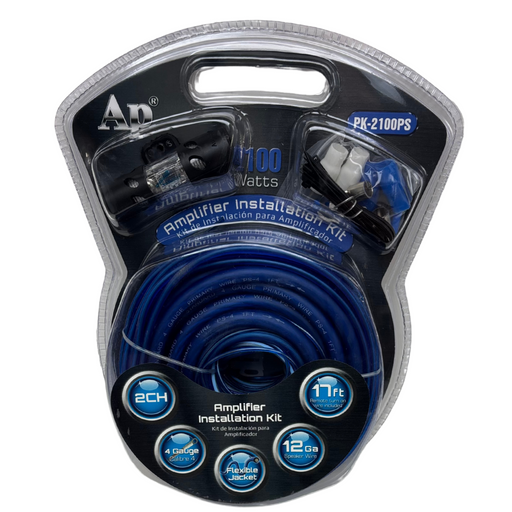PK2100P Audiopipe Platinum 4 Gauge 2100 Watt Install Kit