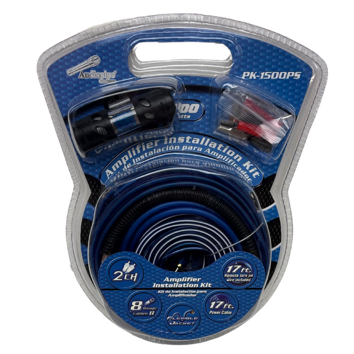PK1500P Audiopipe Platinum 8 Gauge 1500 Watt Install Kit