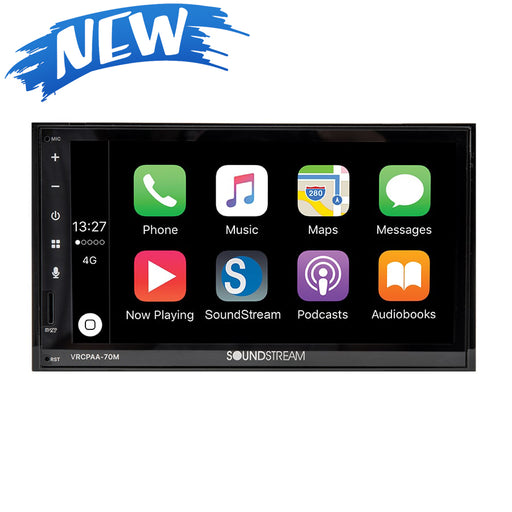 OW-VRCPAA-70MW SoundStream 7in  Mechless Wireless Carplay /Android 2-DIN Chassis