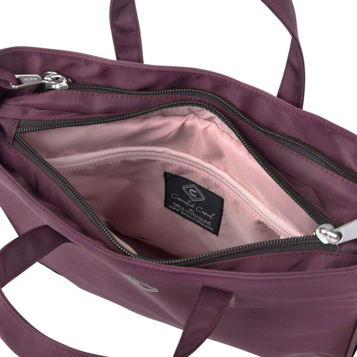 70810 GWG Adventure Cross-Body Purse Concealed Carry Plum