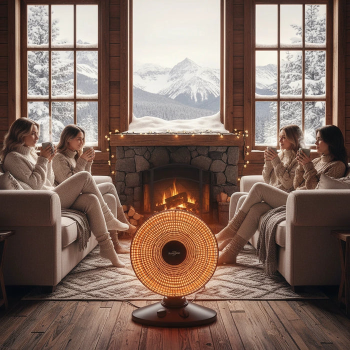 HP-1000 Airbro 1,000W Electric Oscillating Heater