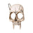 BK15BN Vampire Skull Self Defense Keychain-Bone