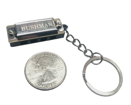 MH-C Bushman Mini Harmonica Keychain